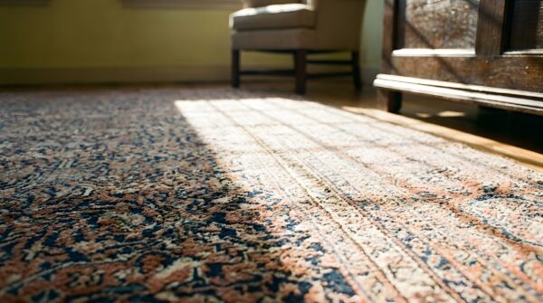 Antique n. Persian knotted rug 8 Antique n. Persian knotted rug (sku 25317) - in-room detail