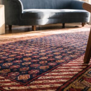Antique N.W. Persian Persian Blue 1890s Blue Rug (SKU 21393) - in-room detail