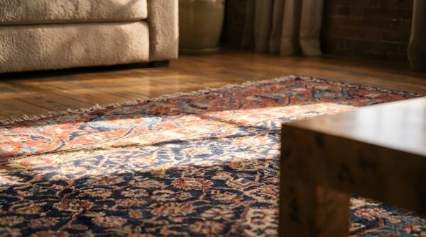 Antique n. W. Persian persian knotted rug elegant 10 Antique n. W. Persian persian knotted rug elegant (sku 22713) - in-room detail