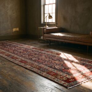 Antique N.W. Persian Knotted Hallway Runner Rug (SKU 23099) - room view