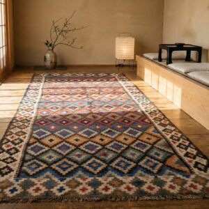 Antique N.W. Persian Kilim Hallway Runner Rug (SKU 19217) - room view