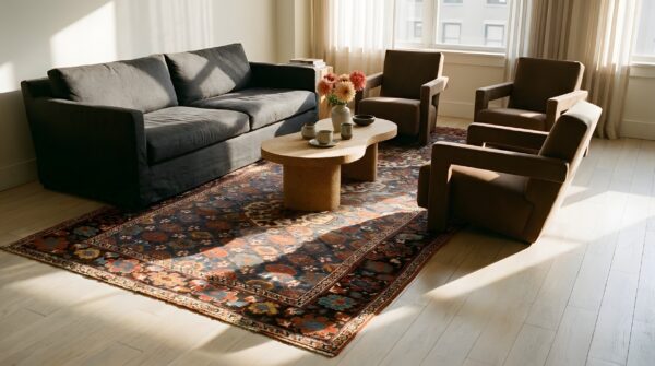 Antique n. W. Persian wool other rug 9 Antique n. W. Persian wool other rug (sku 23883) - room view