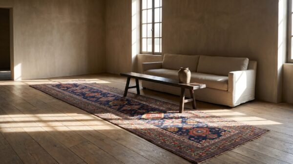 Antique northwest persian hallway runner rug (sku 25254) - room view
