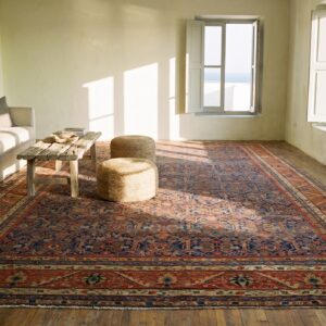 Antique Oversized Farahan Persian Knotted Rug (SKU 19951) - room view