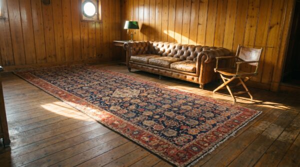 Antique oversized n. W. Persian persian knotted rug 7 Antique oversized n. W. Persian persian knotted rug (sku 17285) - room view