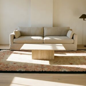Pair Of Rustic Antique Cloud Band Chinese Art Deco Area Rugs (SKU 23903) - room view