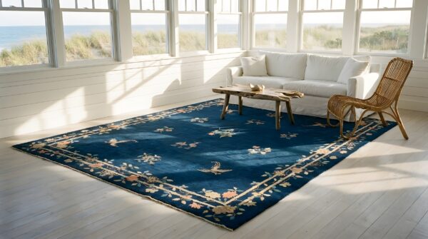 Antique peking chinese allover knotted rug 23 Antique peking chinese allover knotted rug (sku 24741) - room view