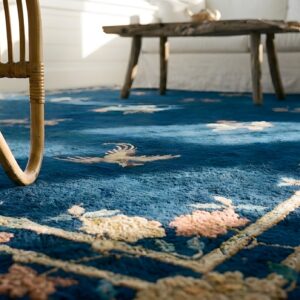 Antique Peking Chinese Allover Knotted Rug (SKU 24741) - in-room detail
