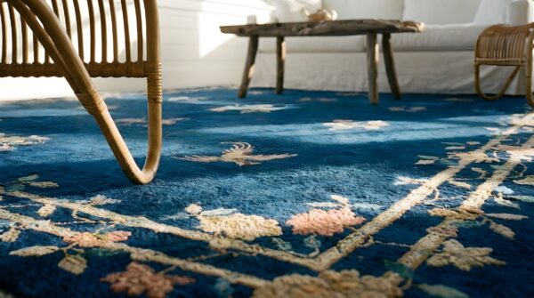 Antique peking chinese allover knotted rug 24 Antique peking chinese allover knotted rug (sku 24741) - in-room detail