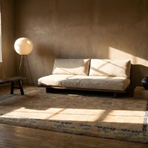 Antique Peking Chinese Allover Beige 1920s Rug (SKU 23892) - room view