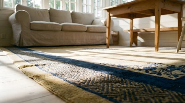 Antique peking chinese medallion beige 1900s beige rug 8 Antique peking chinese medallion beige 1900s beige rug (sku 24169) - in-room detail