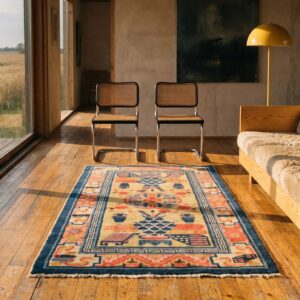 Antique Peking Chinese Yellow 1930s Rug (SKU 22735) - room view