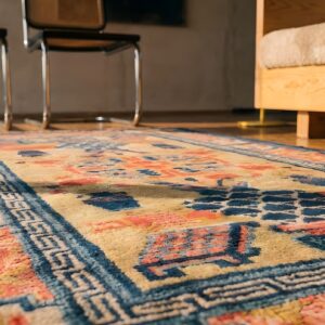 Antique Peking Chinese Yellow 1930s Rug (SKU 22735) - in-room detail
