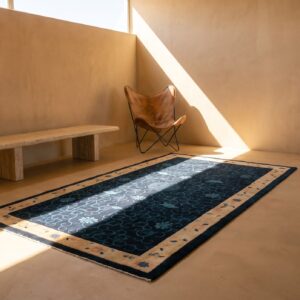 Antique Peking Hallway Runner Wool Blue Rug (SKU 22857) - room view