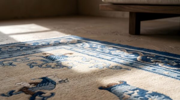 Antique peking hallway runner wool ivory rug 11 Antique peking hallway runner wool ivory rug (sku 22887) - in-room detail