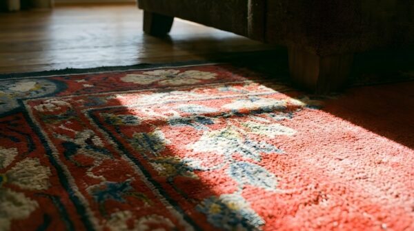 Antique peking hallway runner wool red rug 7 Antique peking hallway runner wool red rug (sku 24604) - in-room detail