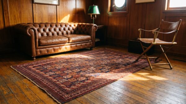 Antique persian afshar small scatter size wool blue tribal paisley rug 6 Antique persian afshar small scatter size wool blue tribal paisley rug (sku 21399) - room view