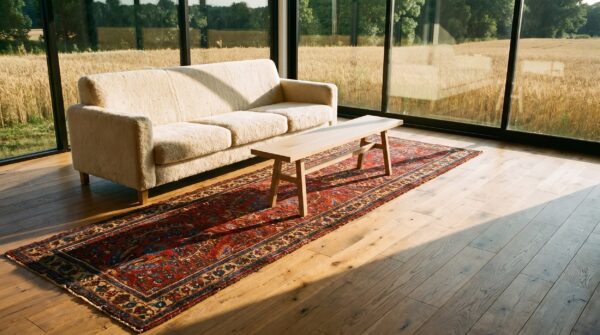 Antique persian hamadan red hallway runner wool rug 9 Antique persian hamadan red hallway runner wool rug (sku 25731) - room view