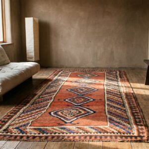 Antique Persian Kurdish Rug, Hand-Knotted Wool (SKU 18745) - room view