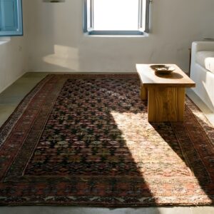 Antique Persian Kurdish Carpet 5'×10'6" Hand-Knotted Wool, Early 20th Century (SKU 18974) - room view