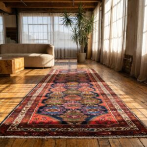 Antique Persian Malayer Rug, Hand-Knotted Wool, West-Central Persia (SKU 17963) - room view