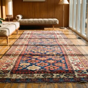 Antique Persian N.W. Persian Blue 1890s Hallway Runner Rug (SKU 21409) - room view