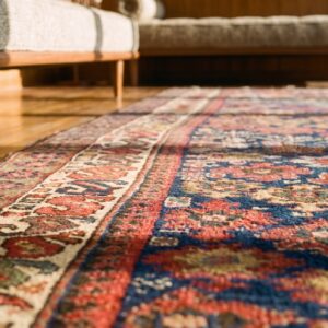 Antique Persian N.W. Persian Blue 1890s Hallway Runner Rug (SKU 21409) - in-room detail