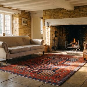 Antique Persian N.W. Persian Blue 1900s Rug (SKU 21866) - room view