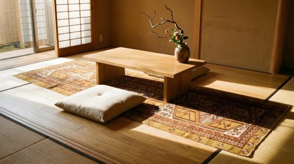 Antique persian serab carpet 3'7"×10'8" long runner, late 19th century (sku 18345) - room view