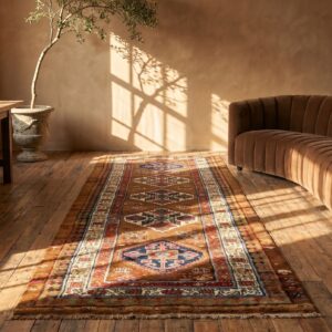 Antique Persian Serab Rug, Hand-Knotted Wool, Northwestern Persia (SKU 18773) - room view