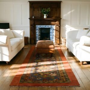Antique Persian Sultanabad Hallway Runner Rug (SKU 21649) - room view