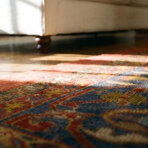 Antique Persian Sultanabad Hallway Runner Rug (SKU 21649) - in-room detail