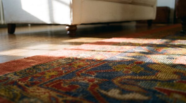 Antique persian sultanabad hallway runner rug 9 Antique persian sultanabad hallway runner rug (sku 21649) - in-room detail