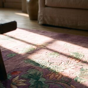 Purple Antique Small Scatter Size Rug (SKU 25051) - in-room detail
