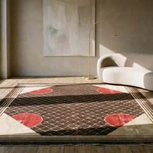 Rare Antique Classic European Art Deco Design English Room Size Carpet (SKU 18992) - room view