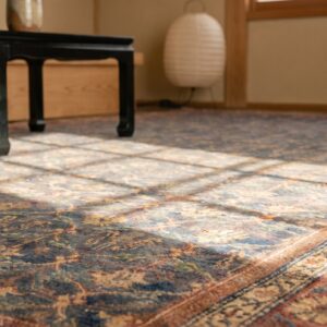 Rare Collectable 18th Century Antique Room Size Indian Deccani Carpet (SKU 17466) - in-room detail