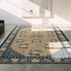 Rare Early 19th Century Antique Chinese Ningxia Carpet (SKU 21662) - room view