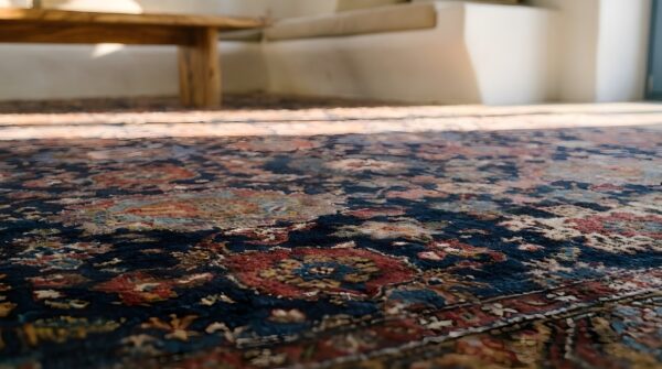 Rare antique tribal allover design nw persian bakshaish early 19th century rug 8 Rare antique tribal allover design nw persian bakshaish early 19th century rug (sku 25846) - in-room detail