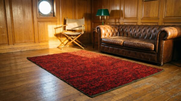 Antique red shaker rug american knotted (sku 17180) - room view