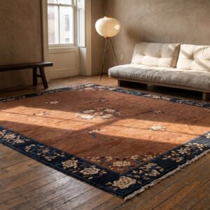 Antique Room Size Chinese Earth Tone Color Peking Rug (SKU 23121) - room view