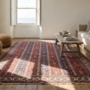 Antique Sarouk - Farahan Persian Ivory 1890s Rug (SKU 19790) - room view