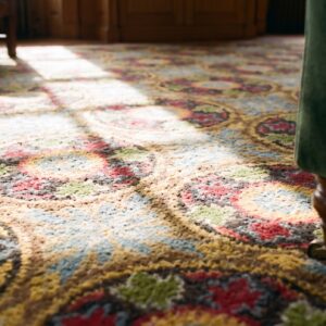 Antique Savonnerie Spanish Knotted Rug (SKU 19672) - in-room detail