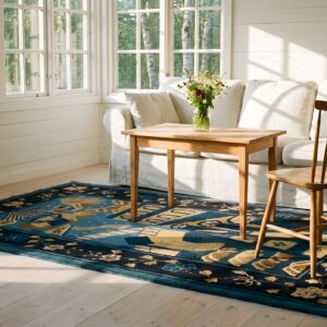 Antique Scenic Pictorial Peking Chinese Rug (SKU 24755) - room view