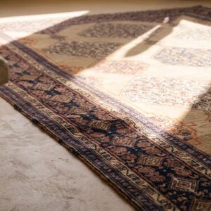Antique Senneh Persian Knotted Rug (SKU 17416) - in-room detail