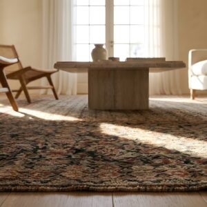 Antique Senneh Persian Allover Knotted Rug (SKU 24395) - in-room detail