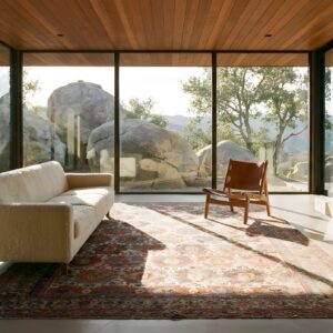 Antique Serab Persian Allover Knotted Rug (SKU 23588) - room view