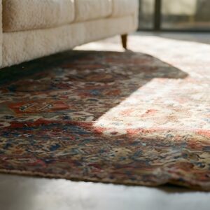Antique Serab Persian Allover Knotted Rug (SKU 23588) - in-room detail