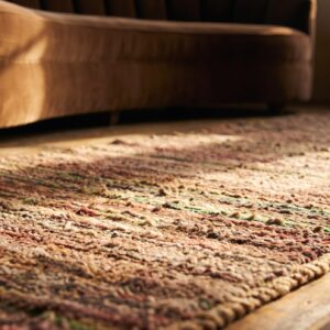 Antique Shaker Rug America Knotted Hallway Runner (SKU 20964) - in-room detail
