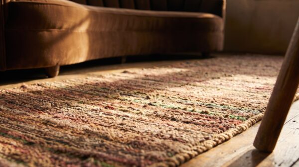 Antique shaker rug america knotted hallway runner 11 Antique shaker rug america knotted hallway runner (sku 20964) - in-room detail
