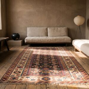 Antique Shirvan Caucasian Hallway Runner Rug - 1880s (SKU 20417) - room view
